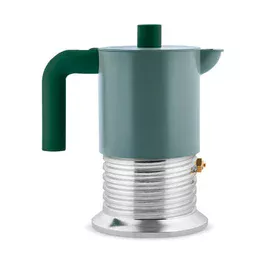 Vite Espressokocher 3 Tassen grün Alessi