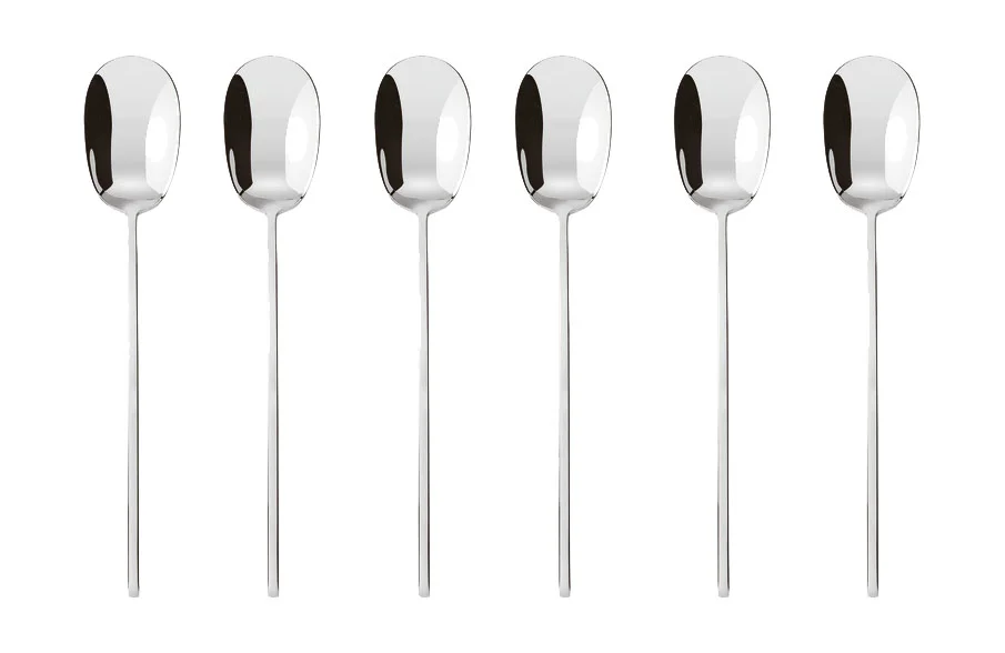 Espressolöffel 6er-Set 100 Mirror Stahl