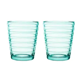 Trinkglas 2er-Set 0,22 l Aino Aalto Wassergrün Iittala