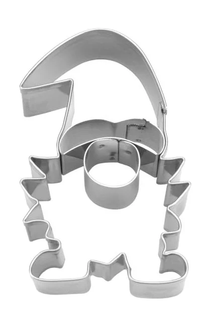 Präge-Ausstecher Wichtel 7 cm silber
