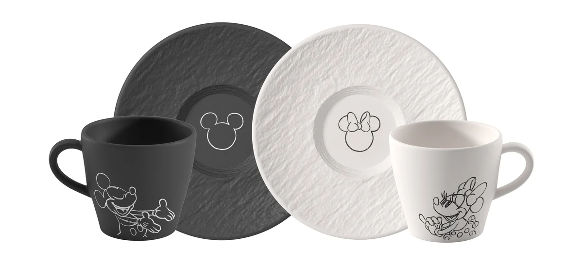 Kaffeetasse mit Untere 4-tlg. Manufacture Rock – Mickey Mouse