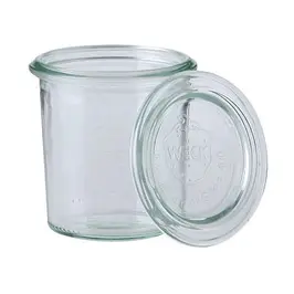 Mini-Sturzglas 140ml (Einmachglas) o. Klammern u. Gummi 761 Weck