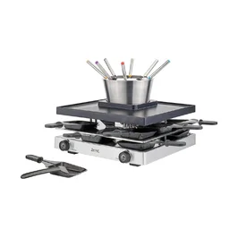 Raclette/Fondue für 8 31x34x17 cm Classic edelstahl Spring