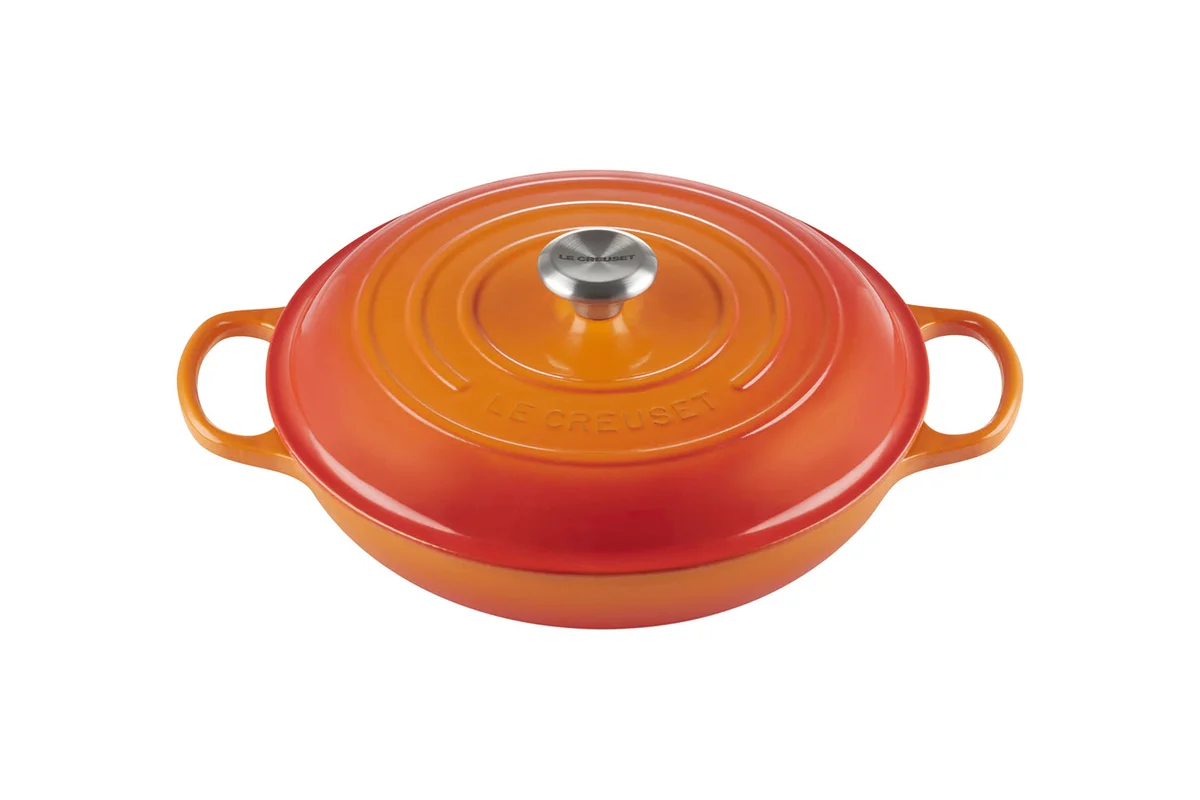 Gourmet-Profitopf mit Deckel 30 cm Signature Ofenrot
