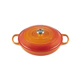 Gourmet-Profitopf mit Deckel 30 cm Signature Ofenrot Le Creuset