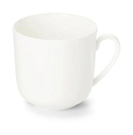 Henkelbecher 0,45 l Fine Bone China Classic weiß
