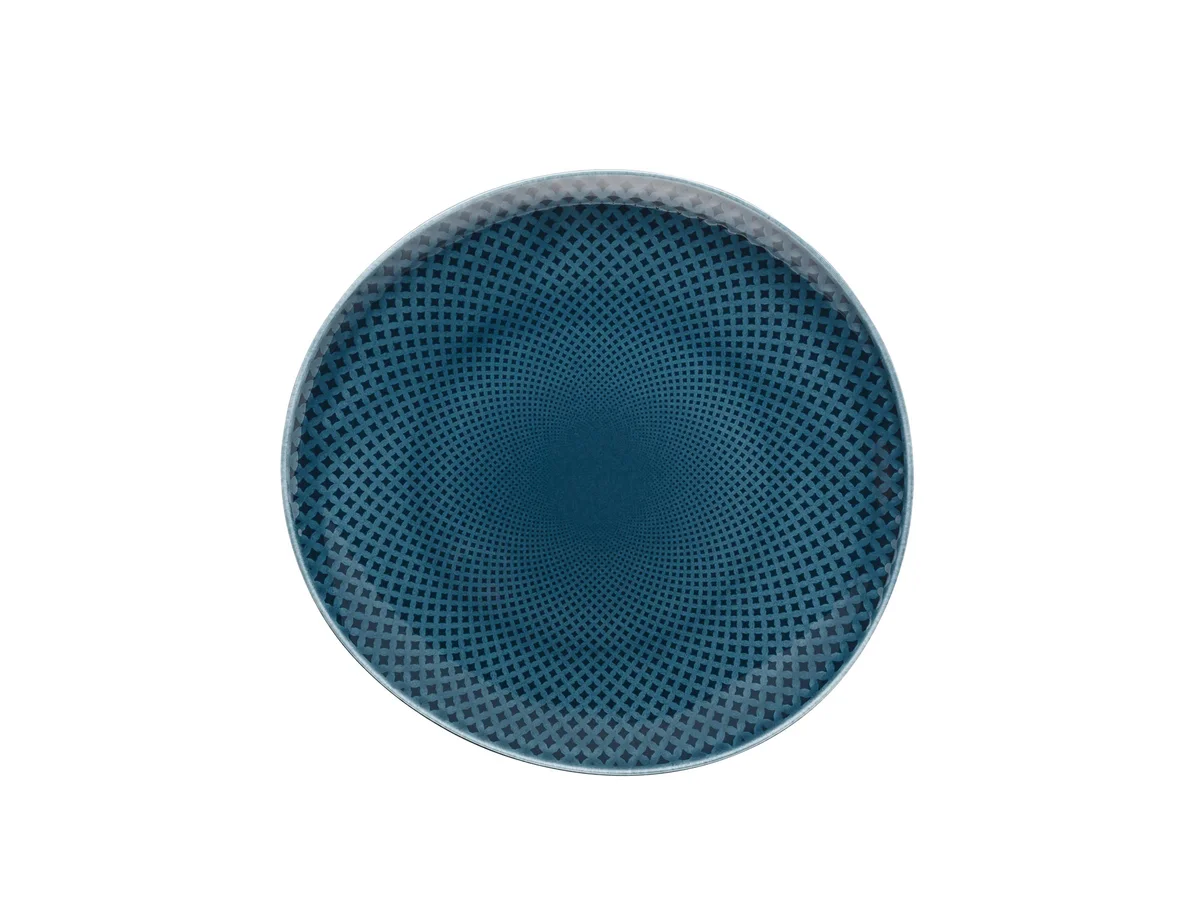 Teller flach 22 cm Junto Ocean Blue