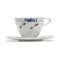 Kaffeetasse mit Untere 11 cm Midnight Flowers Anemone Milk Mauve Serax