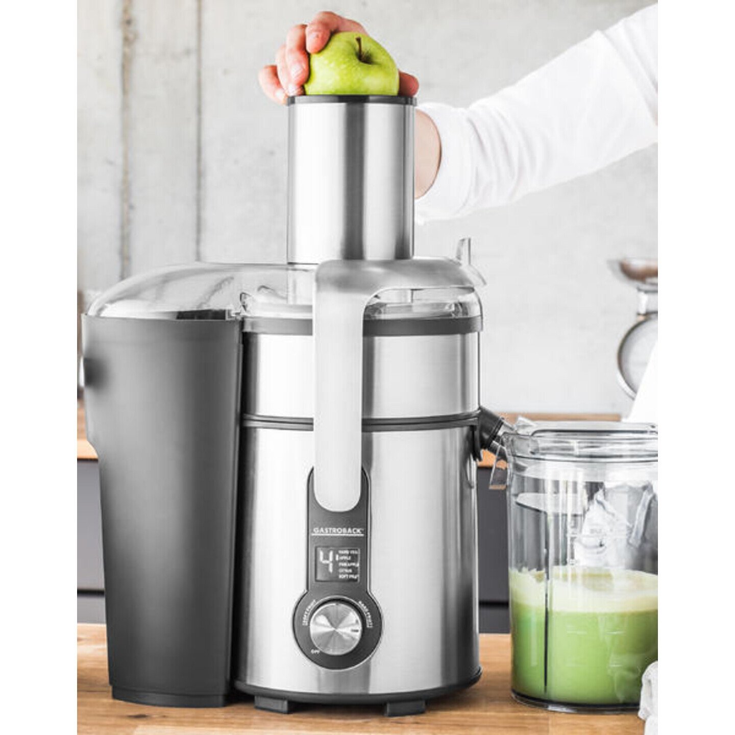 KESSER® Entsafter Für Obst Und Geüse Aus Edelstahl 1100W Große 85