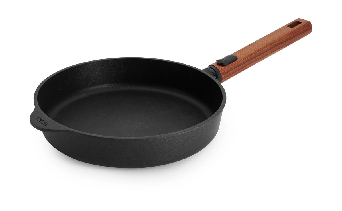 Guss-Flachpfanne 24 cm Eco Logic QXR schwarz
