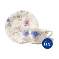 Kaffee-Set 18-tlg. EC Mariefleur Gris Basic Villeroy & Boch
