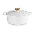 Bräter mit Deckel 24 cm Signature White Le Creuset