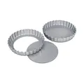 Tarteform mit Hebeboden 2er-Set We love baking silber Städter