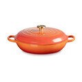 Gourmet-Profitopf mit Deckel 30 cm Signature Limited Edition Flamme Dorée Le Creuset