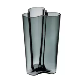 Vase 25 cm Alvar Aalto dunkelgrau Iittala