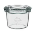Sturzglas 4er-Set 0,08 l braun Weck