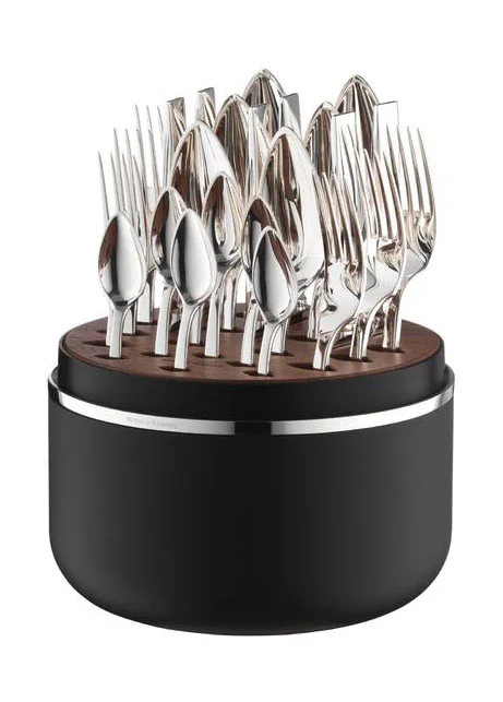 The Box - Riva 150 g versilbert inkl. 24-tlg Besteckset