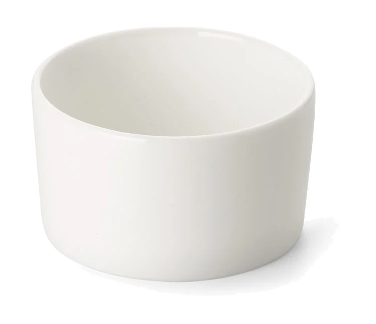 Schälchen 5 cm Fine Bone China Konisch-Zylindrisch weiß