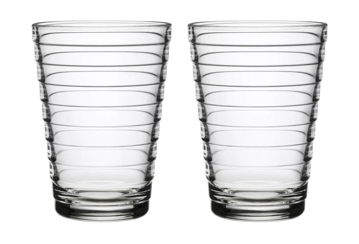 Trinkglas 2er-Set 0,33 l Aino Aalto Klar
