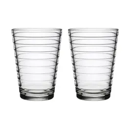 Trinkglas 2er-Set 0,33 l Aino Aalto Klar Iittala