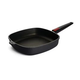 Guss-Pfanne 28 cm eckig Titanium Nowo Woll