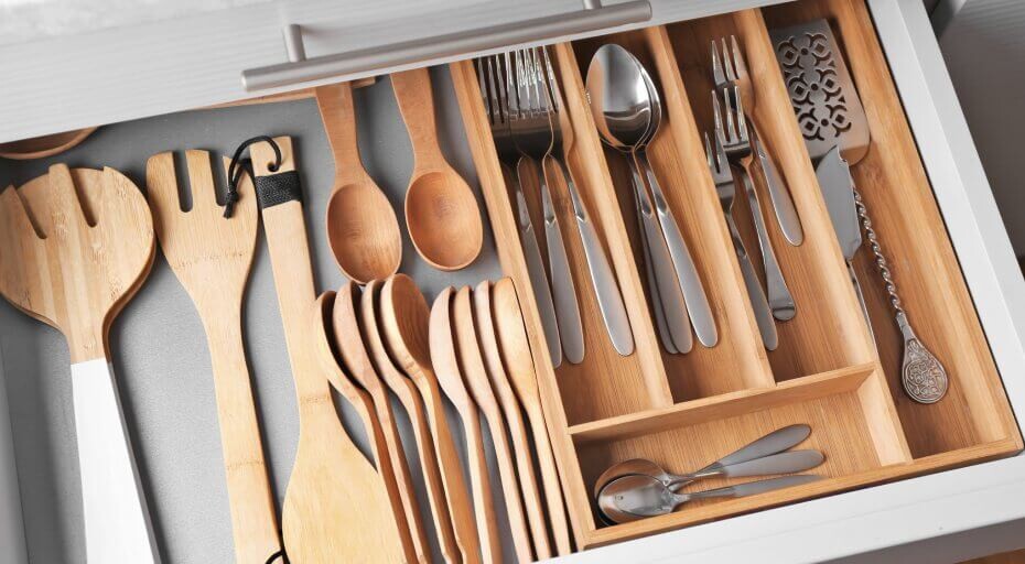 Besteckaufbewahrung aus Holz