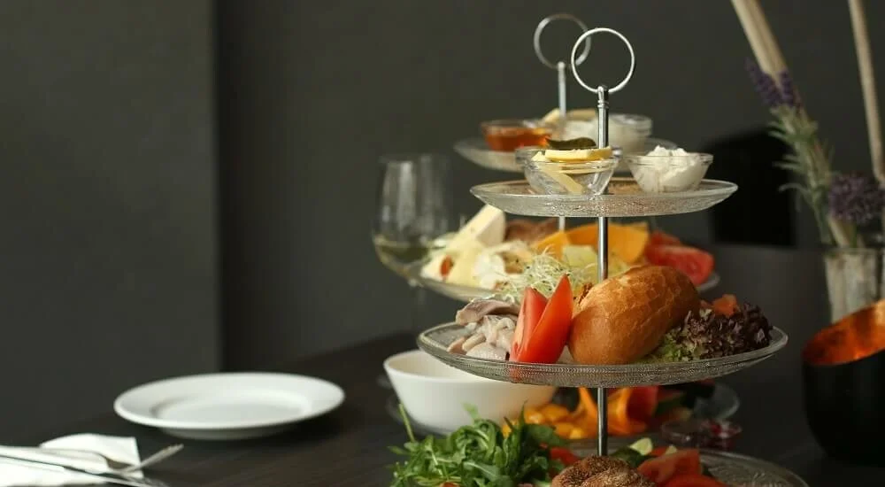 Etagere Frühstück