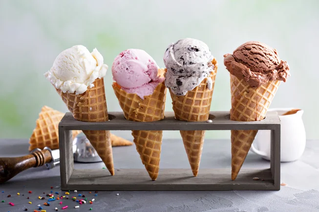 Eis Essenz des Sommers