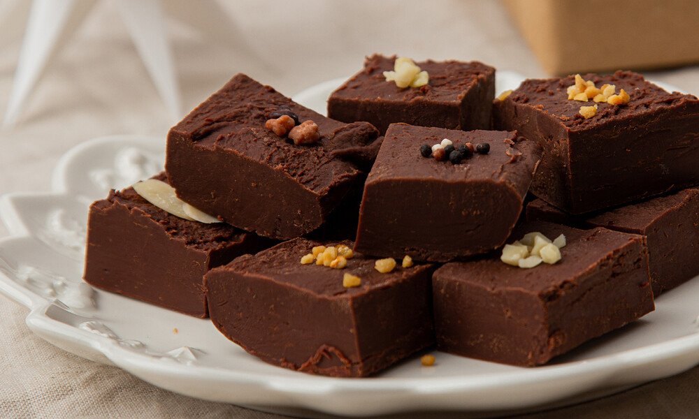 Homemade Fudge Schokolade Rezept backen