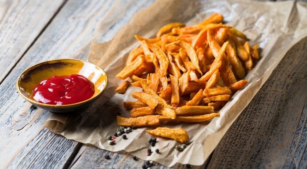 Süßkartoffel Pommes