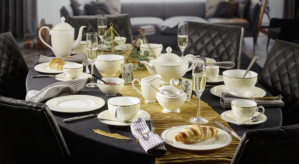Villeroy & Boch Bone China Assiettes Soupe ligne Ivoire (Neuf (Voir description)) à Genève pour