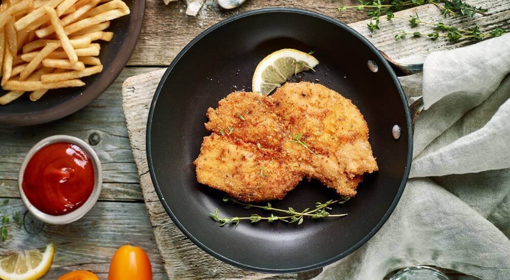Schnitzel Pfanne