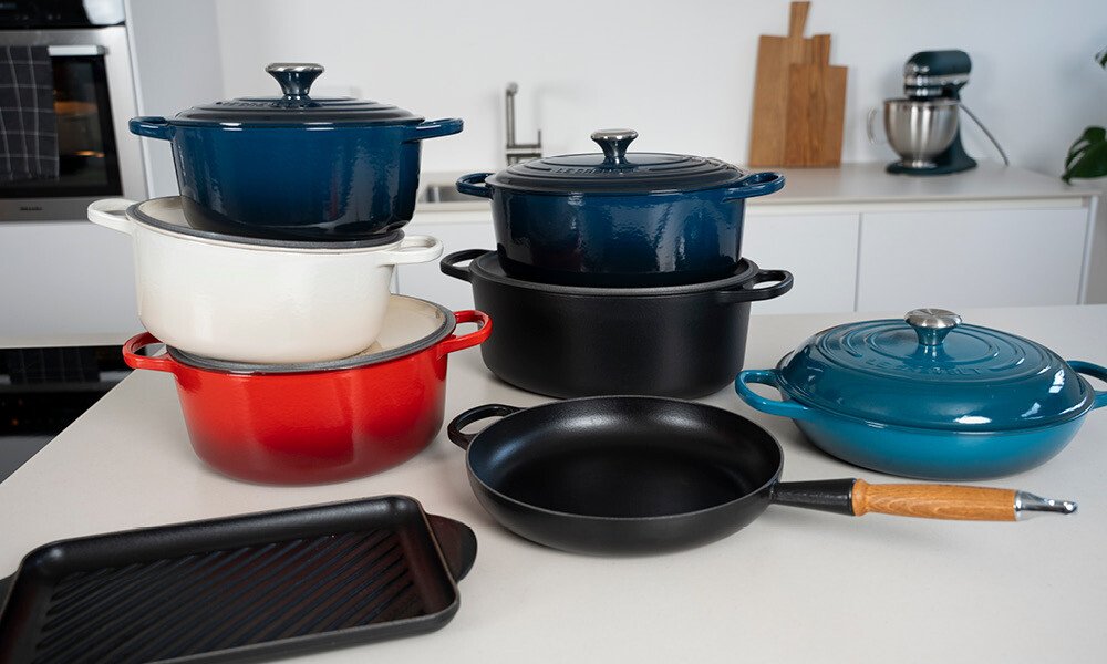 Große Auswahl, bunte Freude: Le-Creuset-Produkte halten über Generationen und bereiten echten Kochgenuss