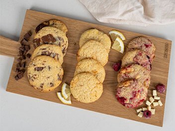 Softe Cookies – drei Sorten, ein Teig