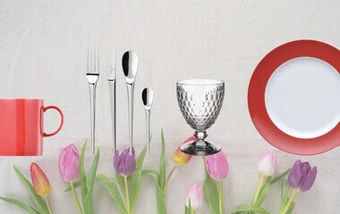 Geschirr, Gläser und Besteck