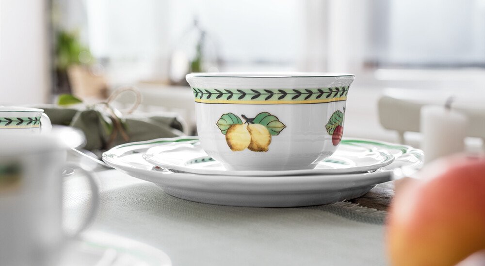 tischwelt-VilleroyBoch-FrenchGarden-Fleurence-Obst-Frühstück-Design-Zitrone