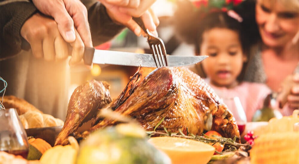 Tranchiermesser aus Edelstahl