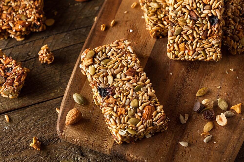 gesunde riegel backen.