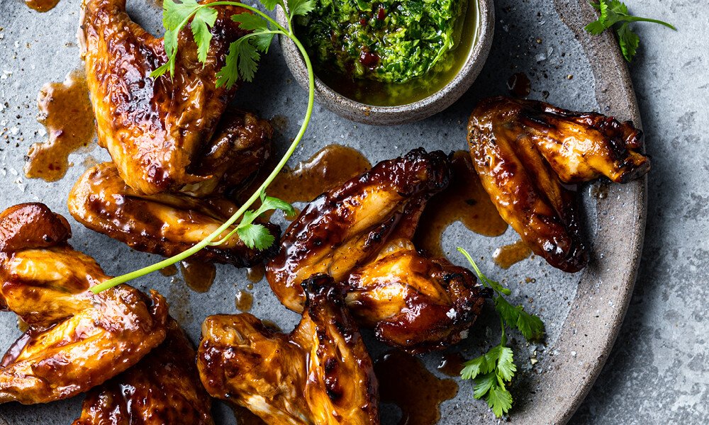 tischwelt Kochbuch Rezept Chickenwings Asia-Pesto GU-Verlag