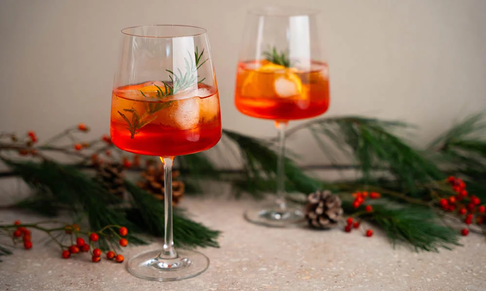 weihnachtsdinner-Winter Aperol Spritz-28