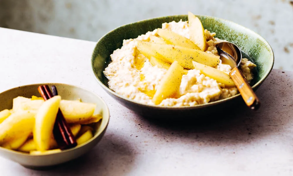 Porridge mit Vanilleapfel