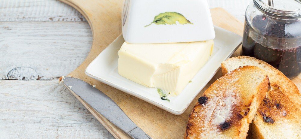 Behälter für Butter.