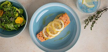 Zitronen-Lachs aus dem Ofen