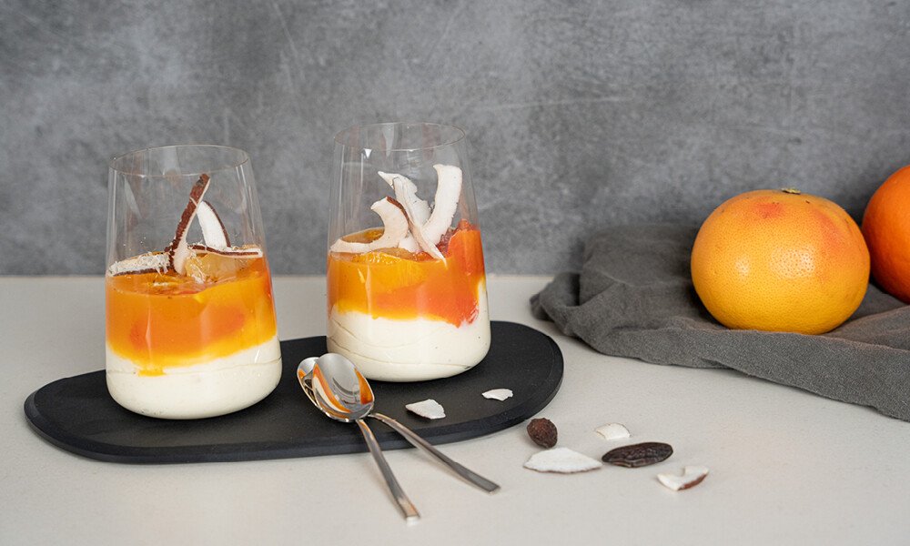 Luftige Tonkabohnen-Creme mit eingelegten Zitrusfrüchten - Rezepte ...
