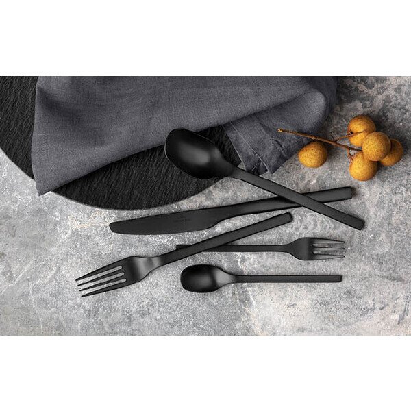 GRÄWE Besteckset Für 4 Personen – 20-teiliges Edelstahl-Set In Matt-schwarz, Spülmaschinenfest & Zeitlos Elegant
