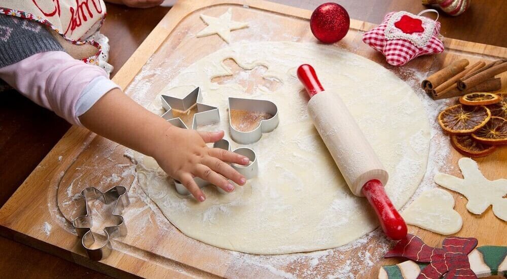 Weihnachten Backzubehör