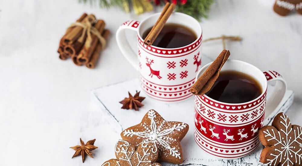 Zwei Weihnachtstassen