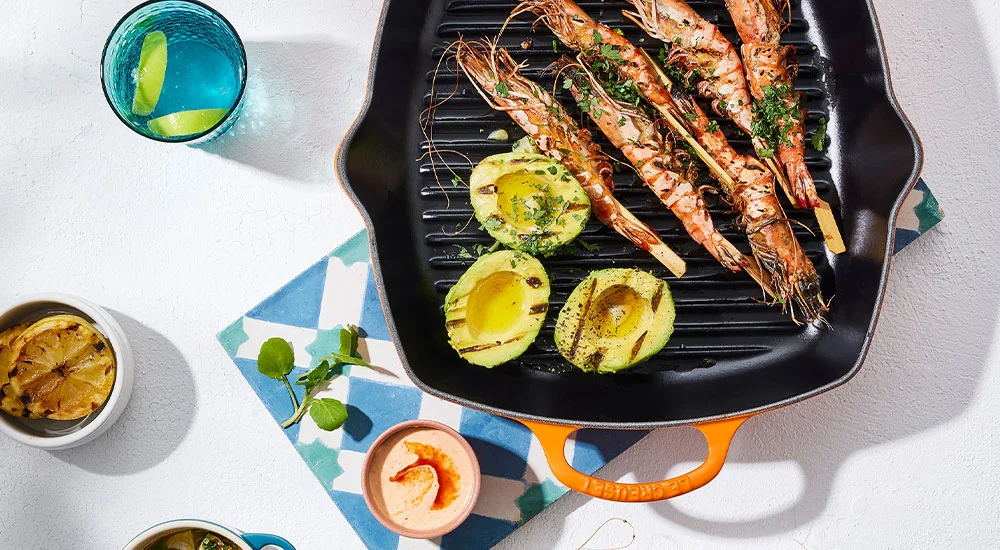 le-creuset-grillpfannen-steak-gemuese-fisch