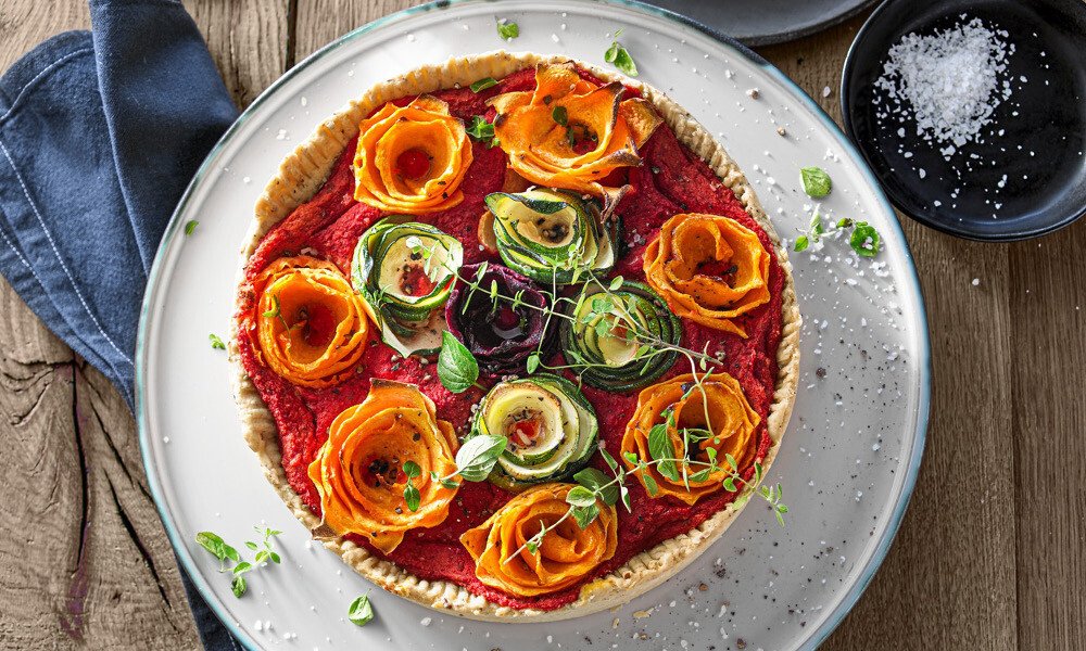 tischwelt-rezept-bunte-gemüserosen-quiche-lecker
