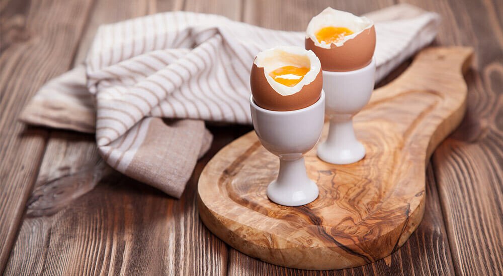 Eierbecher aus Porzellan